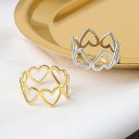 Dame ring med hjerte D1080 2