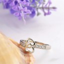 Dame ring med hjerte D1162 2