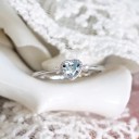 Dame ring med hjerte D1214 3