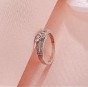 Dame ring med hjerte D1216 5