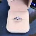 Dame ring med hjerte D1242 3