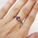 Dame ring med hjerte D1242 4