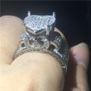 Dame ring med hjerte D1297 3