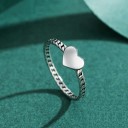 Dame ring med hjerte D1315 2