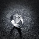 Dame ring med hjerte D1365 3