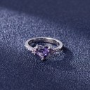 Dame ring med hjerte D1436 1