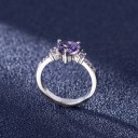Dame ring med hjerte D1436 3