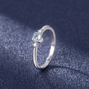 Dame ring med hjerte D1495 1