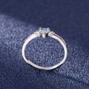Dame ring med hjerte D1495 4