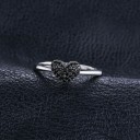 Dame ring med hjerte D1664 1