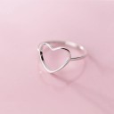 Dame ring med hjerte D1682 1