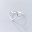 Dame ring med hjerte D1682 2