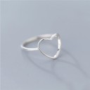 Dame ring med hjerte D1682 3