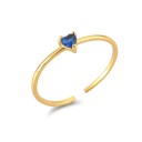 Dame ring med hjerte D1689 8