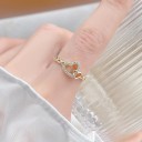 Dame ring med hjerte D1694 5