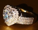 Dame ring med hjerte D1743 5