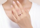 Dame ring med hjerte D1769 4