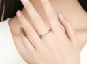 Dame ring med hjerte D1775 1