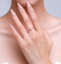 Dame ring med hjerte D1780 2