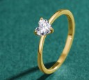 Dame ring med hjerte D1780 4