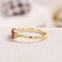 Dame ring med hjerte D1971 2