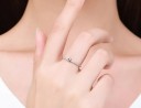 Dame ring med hjerte D2030 2