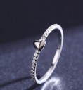 Dame ring med hjerte D2030 3
