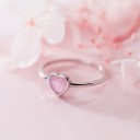 Dame ring med hjerte D2091 4