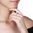 Dame ring med hjerte D2119 1