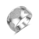 Dame ring med hjerte D2207 1