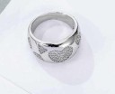 Dame ring med hjerte D2207 3