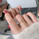 Dame ring med hjerte D2283 6