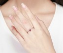 Dame ring med hjerte D2360 2