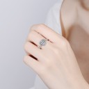 Dame ring med hjerte D2380 3