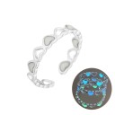 Dame ring med hjerte D2396 3