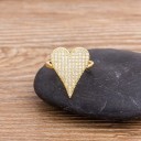 Dame ring med hjerte D2520 7