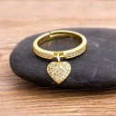 Dame ring med hjerte D2520 11