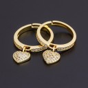 Dame ring med hjerte D2520 2