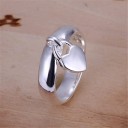 Dame ring med hjerte D2622 2
