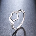 Dame ring med hjerte D2712 4