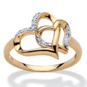 Dame ring med hjerte D2770 5