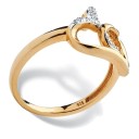 Dame ring med hjerte D2770 2