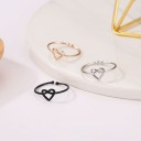 Dame ring med hjerte D2772 2