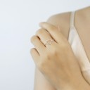 Dame ring med hjerte D2846 1