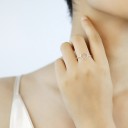 Dame ring med hjerte D2846 2
