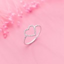 Dame ring med hjerte D2846 4