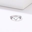 Dame ring med hjerte D2883 2