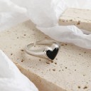 Dame ring med hjerte D925 2