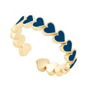 Dame ring med hjerter D2354 3