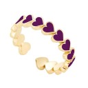 Dame ring med hjerter D2354 7